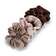 thumbnail image 4 of Kitsch Satin Hair Scrunchies for Adults, Beige Cameo, 5 Pack, 4 of 7