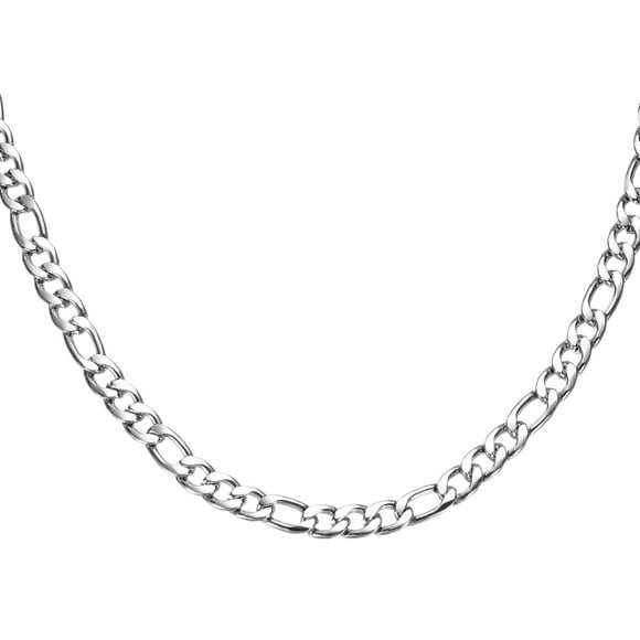 Uxcell Mens Chains Necklaces 12mm 26 Inch Stainless Steel Link Chain Necklace for Men Women Jewelry Gift, Silver Tone