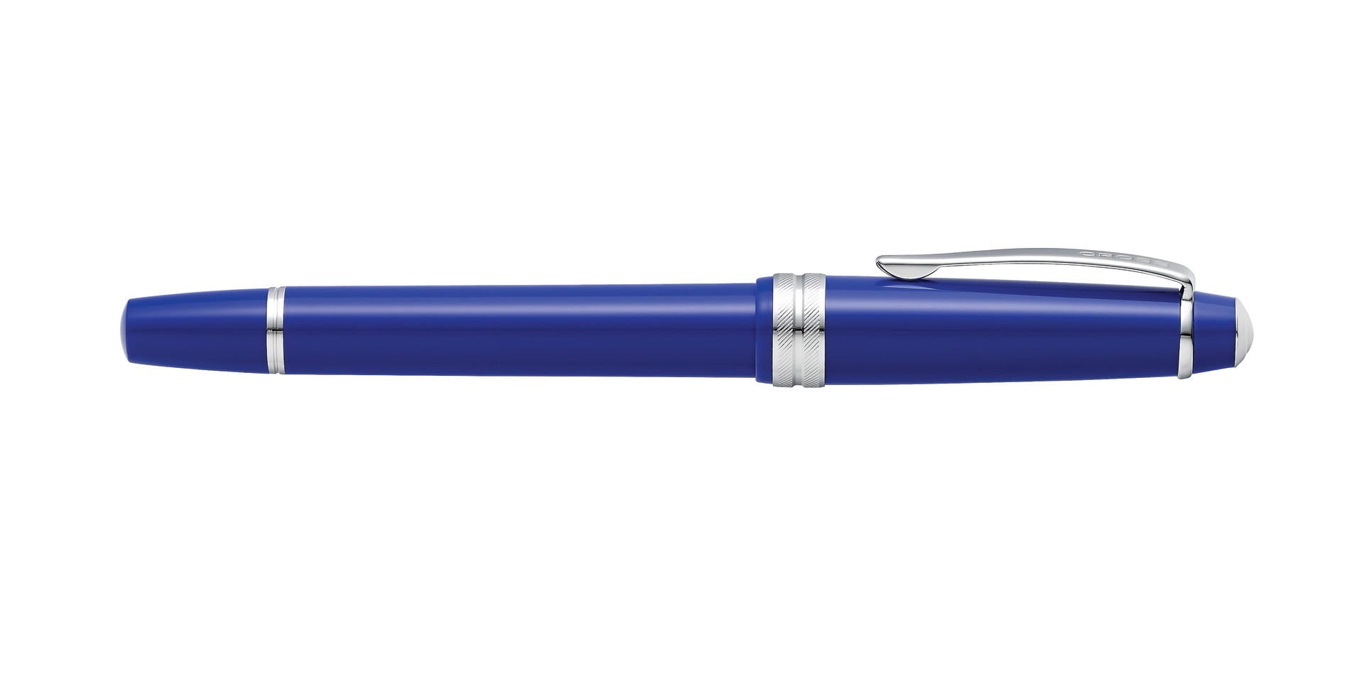 Cross Bailey Light Polished Blue Resin w/Polished Chrome Appointments and Extra Fine Nib Fountain Pen 