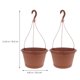 thumbnail image 2 of unbranded 2Ud Macetero Colgante De Plástico Para Plantas Con Acabado Fino Ideal Para Hogar, 2 of 8