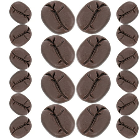 

OUNONA 50Pcs Coffee Bean Model Tabletop Coffee Bean Model Baked Coffee Bean Model Simulated Pretend Toy