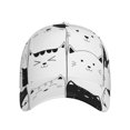 thumbnail image 2 of Daiia Doodle Cute Cat Baseball Cap Men Women Classic Adjustable For Running Workout And Outdoor Activitie All Season Dad Hat Gift, 2 of 9