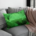 thumbnail image 2 of Reversible Design Rectangle Pillowcase Green Abstract Art Style Pillow Cover Home Decor Sofa Bedroom Pillow Covers Double Side Printing Rectangular Pillow Cover, 2 of 3