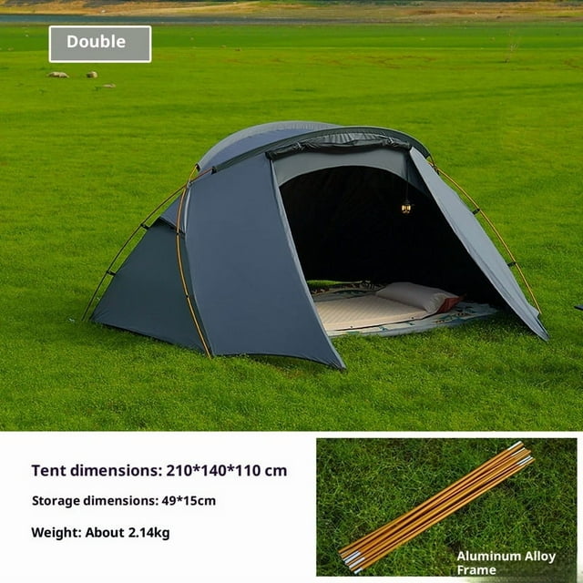 Tente Extérieure Simple pour une Personne Tente de Randonnée pour Deux Personnes Camping Extérieur Professionnel Alpinisme Ultraléger Camping Imperméable anti-UV