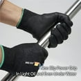 thumbnail image 4 of DEX FIT CRU553 Prime Black Level 5 Cut Resistant Gloves (Power Grip, Durable Foam, Large) - 1 Pair, 4 of 5