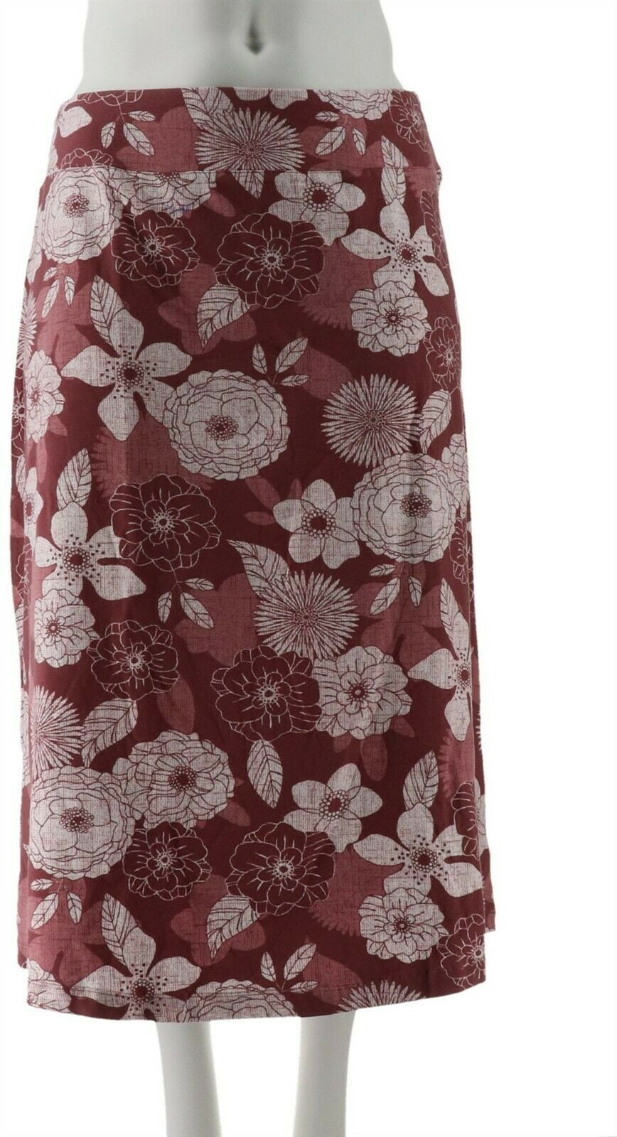 petite floral maxi skirt