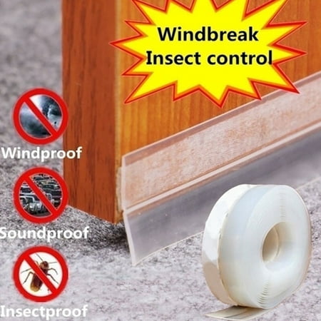 

Summer Door and Window Seals Door Seam Door Bottom Windproof Insect-Proof Window Insulation Waterproof Rubber Strip