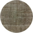 thumbnail image 1 of Ahgly Company Indoor Round Mid-Century Modern Coffee Brown Oriental Area Rugs, 6' Round, 1 of 6