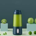 thumbnail image 3 of Vaso licuador, batería de 1200 mAh, fácil de usar, vaso exprimidor eléctrico de 300 ml, carga USB, portátil para viajes, hogar, oficina (verde oscuro), 3 of 5