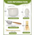 thumbnail image 2 of Set de matcha Jardin Tesoro, bol de cerámica de 570 ml, 5 piezas, 2 of 8