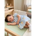 thumbnail image 5 of BemeyourBBs Toddler Baby Girls Back to School Dress Kindergarten Outfits Baby Girl First Day of School Outfit Dress Puff Short Sleeve Crew Neck Plaid Embroidery Pencil Summer A-line Dress, 5 of 9