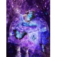 thumbnail image 2 of Babette 15x18 Black Ornate Wood Framed with Double Matting Museum Art Print Titled - Sky Fairy, 2 of 4