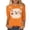 RNW2-Orange, variant on 3/4 Sleeve Shirts for Women Thanksgiving Pumpkin Maple Leaf Graphic Tees Fall Holiday Crew Neck Causal T Shirts