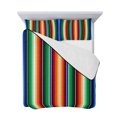 thumbnail image 7 of Colorful Striped Twin Size Down Alternative Comforter, Lightweight Comforter Quilt Bedding Set with Pillow Shams Boho Abstract Vertical Stripe Lines All Seasons Bed Comforter Duvet Insert 68"x86", 7 of 7