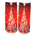 thumbnail image 2 of Calcetines Cortos Jinwen de Navidad para Niñas Color Rojo, 2 of 3