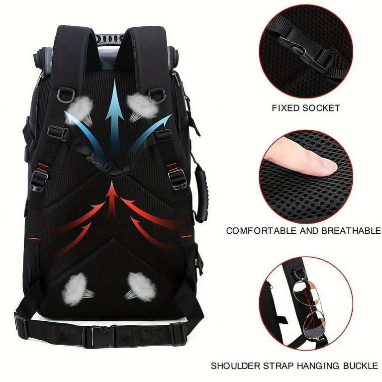 Travel Backpack for Men and Women, Large Carry-On Bag with Shoe Compartment Approved by Airlines, 17-Inch Laptop Backpack, Business Work Gym Weekend ... Travel Backpack for Men and Women, Large Carry-On Bag with Shoe Compartment Approved by Airlines, 17-Inch Laptop Backpack, Business Work Gym Weekend ...