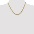 thumbnail image 4 of 10K Yellow Gold Anchor Chain Styles Necklace 4.5 mm Concave 18 inch, 4 of 4