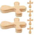 thumbnail image 3 of KAKOWELY 6Pcs Wooden Cross Ornaments 2.6X1.9X0.5In for Praying and Meditating Home Decor, 3 of 8