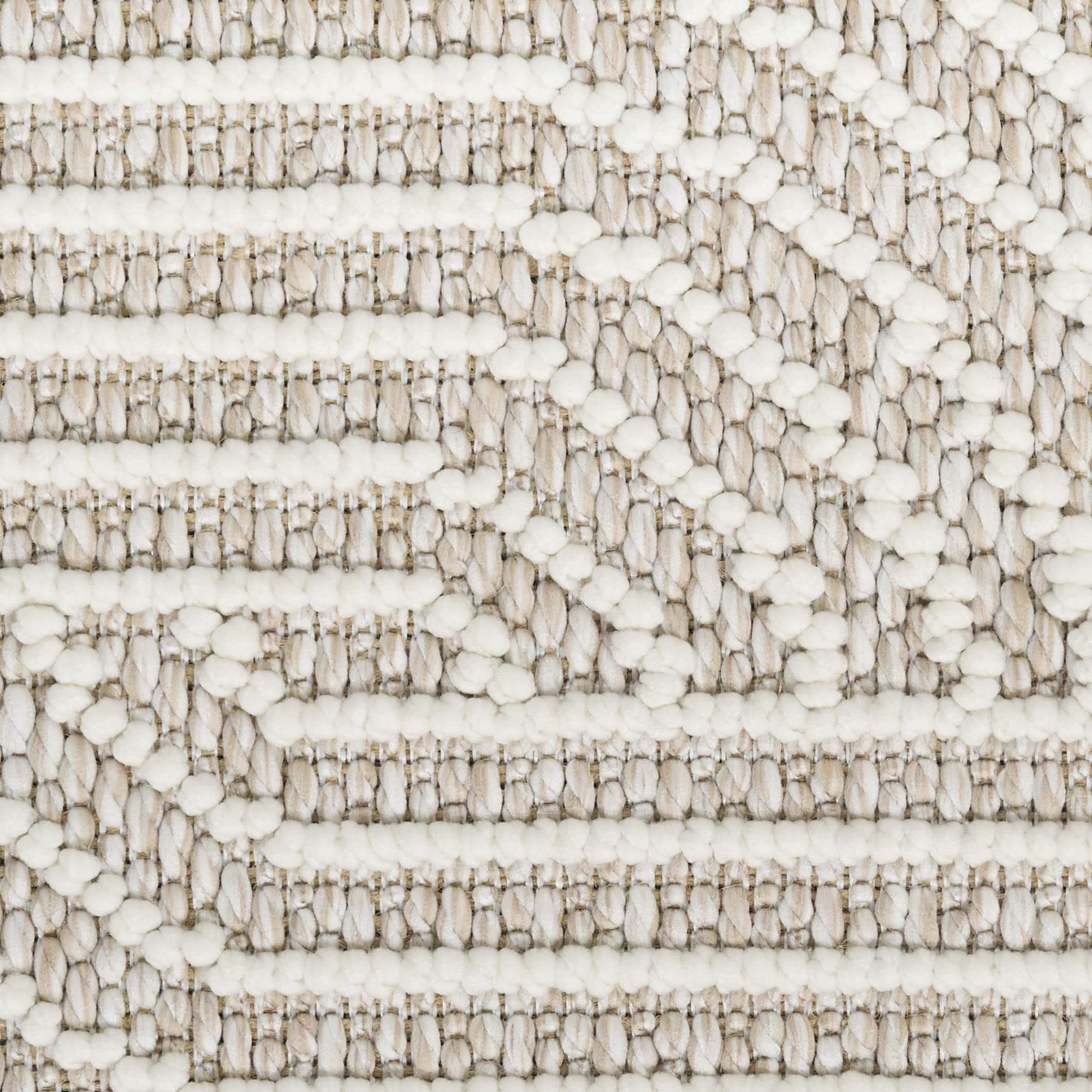 Nourison Textured Home 2'3" x 7'6" Beige Ivory Modern Indoor Rug