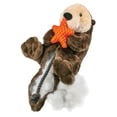 thumbnail image 3 of Tall Tails, Plush Otter w Squeak & Rope Toy - 13", 3 of 3