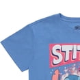 thumbnail image 5 of Disney Women's Lilo and Stitch Shirt, Classic Printed Cartoon Stitch T-Shirt Blue - S, 5 of 7