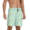 thumbnail image 2 of Fotbe Duck Cartoon Pantalones Cortos de Pijama para Hombre, Ropa de Dormir, Pantalones de Pijama Cortos para Hombre-Small, 2 of 6