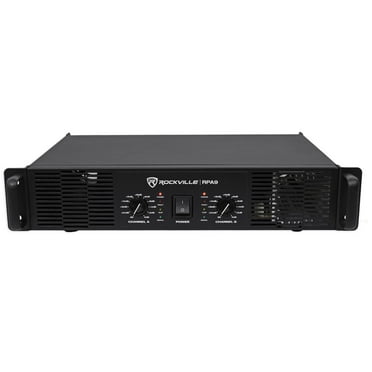 Rockville RPA9 3000 Watt Peak / 800w RMS 2 Channel Power Amplifier Pro/DJ Amp