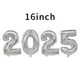 thumbnail image 5 of El paquete incluye: 5 juegos de globos con números 2025 Material antiexplosión de polímero de doble capa espesado. Ligero y resistente, solo llénelo con 90% de helio para que flote Cada glob, 5 of 5