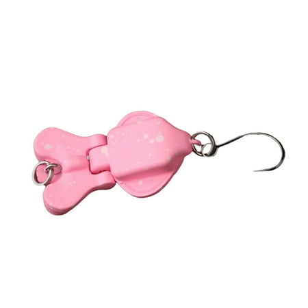 2-Section Small Fishing Lures Single Hook Hard Swimbait Jigging Sea Fishing Baits Metal Jigging Hard Squid Baits