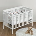 thumbnail image 4 of Sweet Jojo Designs + BreathableBaby Airplane Red Blue and White Breathable Mesh Crib Liner Pad, 4 of 6