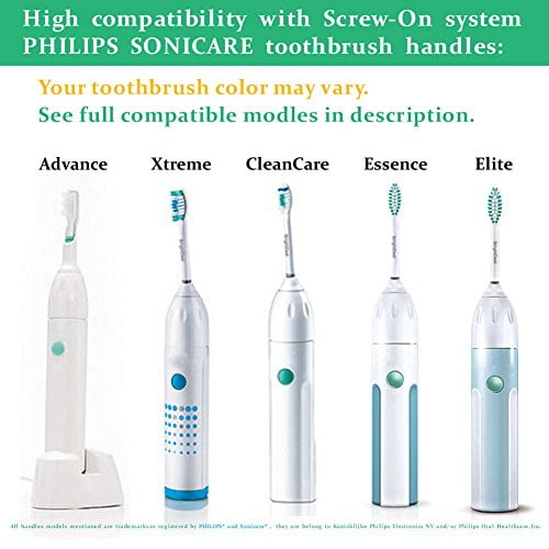 BrightDeal Replacement Toothbrush Heads for Philips Sonicare E-Series,6 Pack,fit