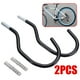 thumbnail image 2 of Bicicleta Soporte de almacenamiento para montaje en pared de bicicleta, 2 uds., gancho colgante para bicicleta MTB (negro) Tmvgtek Accesorios para bicicletas, 2 of 9