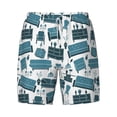 thumbnail image 4 of Lsque Mens Swim Trunks Modern Furniture Pattern - Bathing Suit Compression Liner - Beach Swim Shorts Swimwear - (S-3XL) - Stretch Quick Dry -Medium, 4 of 9