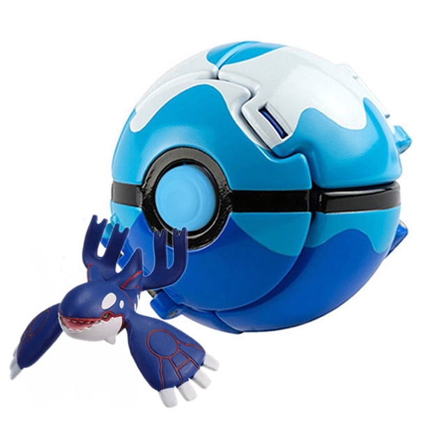 Pokemon Ball Pokeball Anime Figure Pikachu Squirtle Pocket Monster Variant Pokémon Elf Ball Toy Action Model Gift Fivean unisex