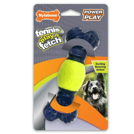 UPC: 0018214851646 | Nylabone Power Play Tennis Play n Fetch Interactive Dog Toy
