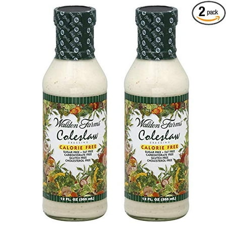 Walden Farms Caloried Free Dressing Coleslaw, 12 oz (2 (Best Bottled Coleslaw Dressing)