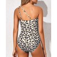 thumbnail image 3 of SURJDE One Shoulder One Piece Swimsuit for Women Tummy Control Bathing Suits Modest Full Coverage Keyhole Swimwear, 3 of 6