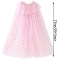 thumbnail image 3 of Cape de Princesse Cape Colorée de Princesse Déguisement de Princesse Fête Cosplay, 3 of 7