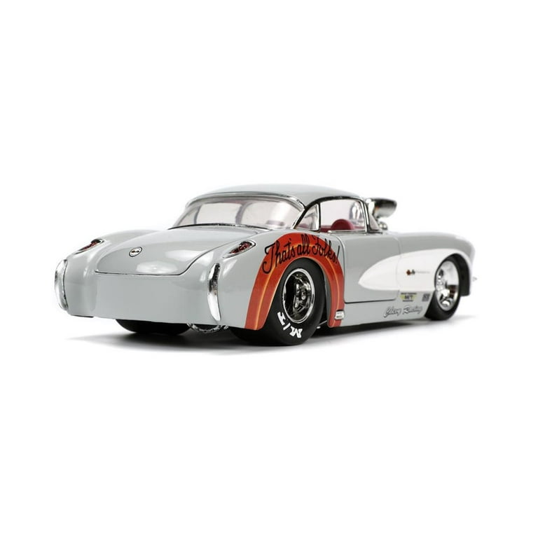 Jada Toys 1957 Chevy Corvette with Bugs Bunny, Looney Tunes