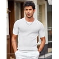 thumbnail image 2 of COOFANDY Mens T Shirts Casual Crewneck Knit Shirts Short Sleeve Tee Shirts Summer Clothing, 2 of 9