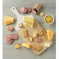 thumbnail image 2 of Harry & David Grand Meat And Cheese Gift Box, Food Gift Basket For All Occasions, Charcuterie Platter With 4 Cheese Blocks, 4 Sausages, 2 Sets Of Crackers, Relish & Honey Mustard Sauces, 2 of 5