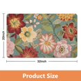 thumbnail image 4 of Plush Distressed Indoor Carpet 20x32 inches - Machine Washable Floral Accent for Bathroom and Kitchen - Modern Dinning Room Area Rug, 4 of 5