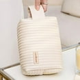 thumbnail image 4 of Bolso del maquillaje para el bolso cosmético de la PU del viaje,Maquillaje-bolso impermeable con la manija,Bolso de tocador portátil, 4 of 7