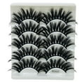 thumbnail image 1 of Pestañas naturales, pestañas postizas, pestañas cortas, pestañas postizas de visón tenues, 5 pares de pestañas postizas naturales, maquillaje natural, cejas postizas negras gruesas., 1 of 3