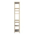 thumbnail image 3 of Furniture of America Harper Metal 7-Shelf Open Back Display Shelf in Champagne, 3 of 3