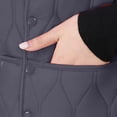 thumbnail image 5 of TaTaai Womens Lightweight Quilted Vest Long Sleeve Solid Color Thermal Slim Fit Puffer Vest for Winter Warmth Layering 1-Pack Gift, 5 of 8