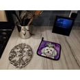 thumbnail image 3 of Caroline's Treasures Coton de Tulear King of Mardi Gras Pair of Pot Holders Kitchen Heat Resistant Pot Holders Sets Oven Hot Pads for Cooking Baking BBQ, 7 1/2 x 7 1/2, 3 of 7