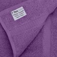 thumbnail image 6 of Luxury Hotel & Spa Collection Highly Absorbent, Quick Dry 100% Turkish Cotton 700 GSM, Eco Friendly Towel, for Bathroom Dobby Border Soft Bath Towel Set 27 X 54 -Plum, Bath Towels - Set of 4, 6 of 6