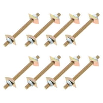 LOLIPPYY 8PCS Heavy Duty Bed Frame Hardware Kit: Universal Stainless Steel Corner Brackets with Screws for Furniture and Bed Rail Fastening