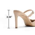 thumbnail image 4 of DREAM PAIRS Women's Slingback Heels Pointed Toe Block Heel Pumps Closed Toe Adjustable Strap Office Work Dress Shoes for Daily Wear, 4 of 7